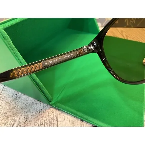 Brand New Authentic Bottega Veneta Sunglasses Black Frame With Box BV0128S